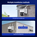 Low Power Floodlight Battery PTZ Surveillance Solar Camera